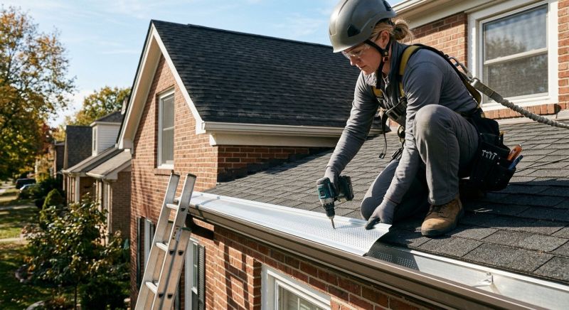 Gutter Cap Installation in Arvada, CO