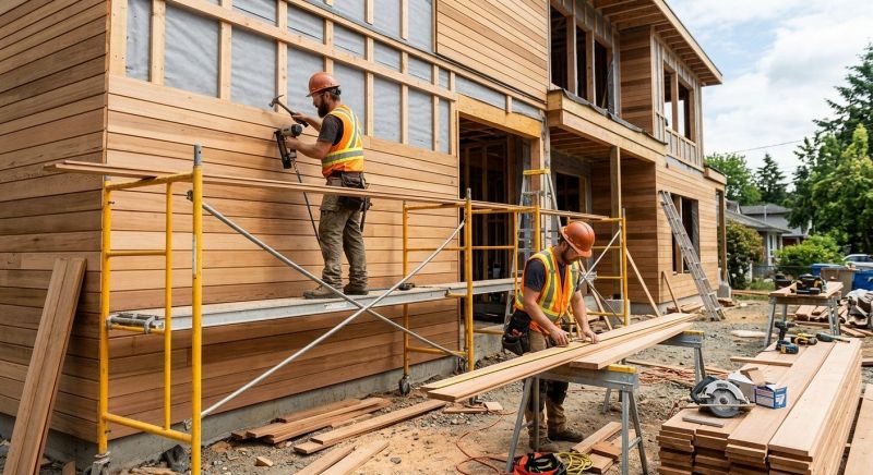 Cedar Cladding Installation in Fairfield County, CT