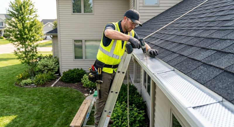 Gutter Cap Installation in Arvada, CO