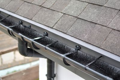 Gutter Cover System on a Commercial Building