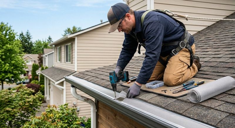 Gutter Guard Repair in Roseville, CA