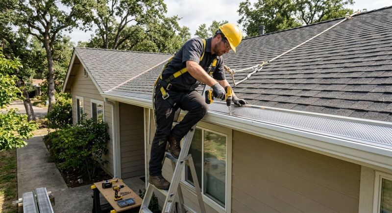 Gutter Mesh Installation in Roseville, CA
