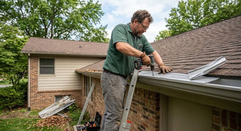 Gutter Screen Repair in Sacramento, CA