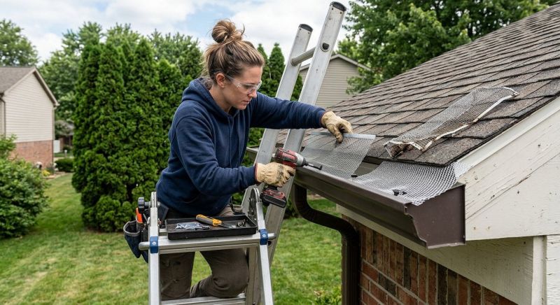 Gutter Screen Repair in Roseville, CA