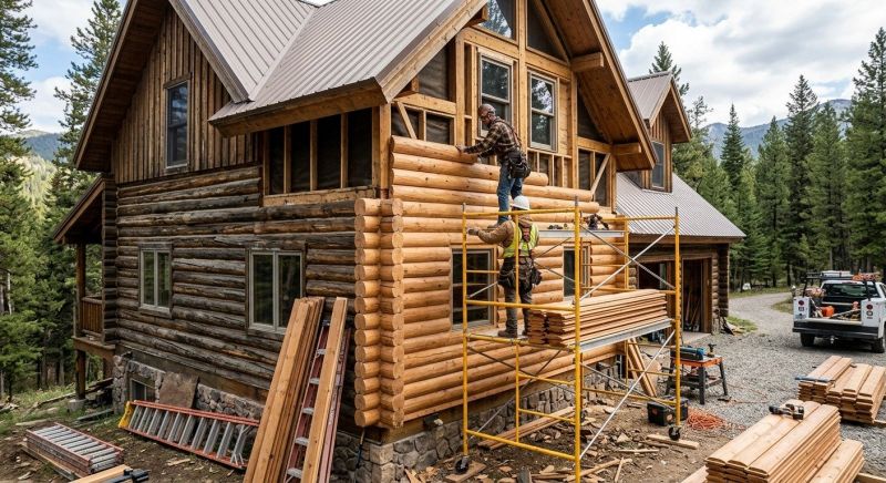 Log Home Siding Installation in Fairfield County, CT